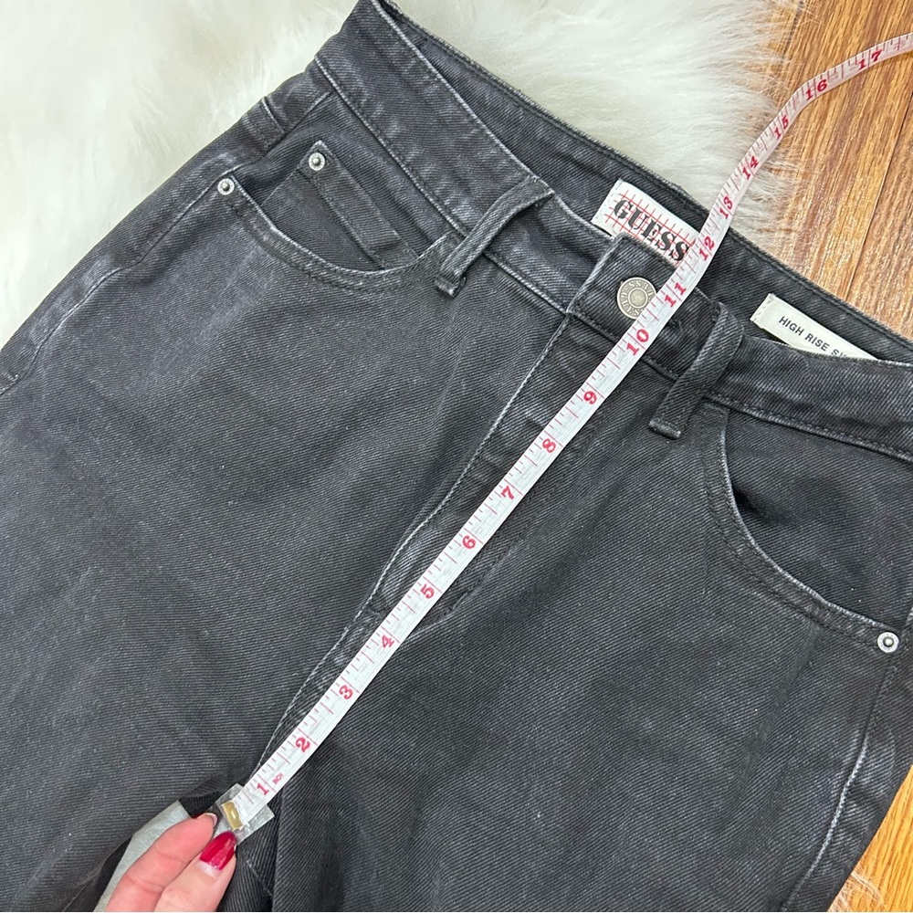 Guess Originals High Rise Skinny Jeans – Black (Size 27) - Picture 9 of 9
